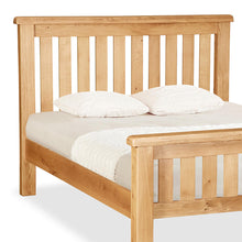 Load image into Gallery viewer, Zelah Oak 4'6" Slatted Bed