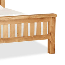 Load image into Gallery viewer, Zelah Oak 4'6" Slatted Bed