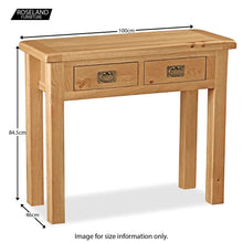 Load image into Gallery viewer, Zelah Oak Dressing Table