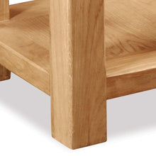 Load image into Gallery viewer, Zelah Oak Lamp Table with Drawer