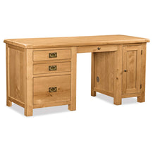 Load image into Gallery viewer, Zelah Oak Large Computer Desk