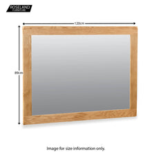 Load image into Gallery viewer, Zelah Oak Mirror