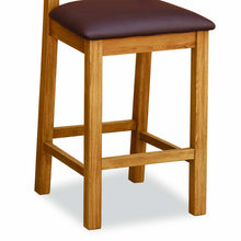 Load image into Gallery viewer, Zelah Oak Cross Back Bar Stool