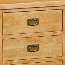 Load image into Gallery viewer, Zelah Oak 5 Drawer Tallboy Chest
