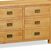 Load image into Gallery viewer, Zelah Oak 3+3 Drawer Chest