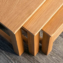 Load image into Gallery viewer, Surrey Oak Nest of Tables