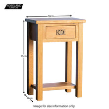 Load image into Gallery viewer, Surrey Oak Telephone Table