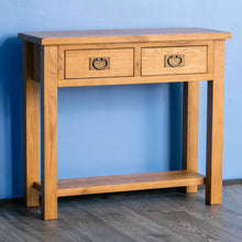 Load image into Gallery viewer, Surrey Oak Console Table