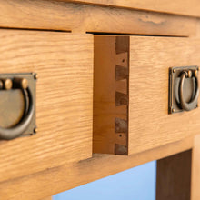 Load image into Gallery viewer, Surrey Oak Console Table
