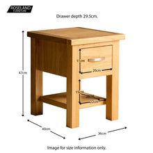 Load image into Gallery viewer, London Oak Lamp Table