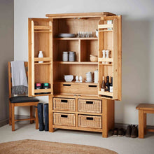 Load image into Gallery viewer, Zelah Oak Larder Unit