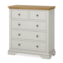 Load image into Gallery viewer, Normandy Grey 2 over 3 Drawer Chest