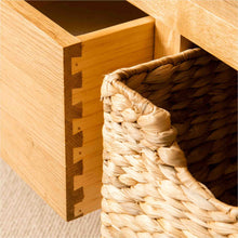 Load image into Gallery viewer, London Oak 110cm TV Stand with Baskets