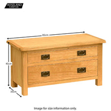 Load image into Gallery viewer, Surrey Oak TV Stand with Drawers