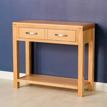 Load image into Gallery viewer, Abbey Light Oak Console Table