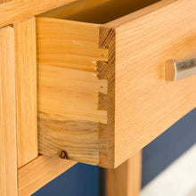 Load image into Gallery viewer, Abbey Light Oak Console Table