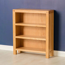 Load image into Gallery viewer, Abbey Light Oak Low Bookcase