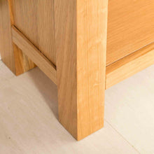 Load image into Gallery viewer, Abbey Light Oak Low Bookcase