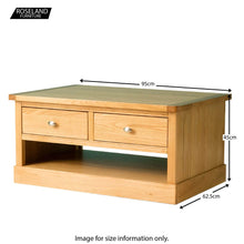Load image into Gallery viewer, Hampshire Oak Coffee Table