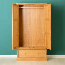 Load image into Gallery viewer, Hampshire Oak Double Wardrobe
