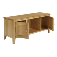 Load image into Gallery viewer, Alba Oak Large 120cm TV Unit