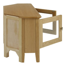 Load image into Gallery viewer, Alba Oak Corner TV Stand