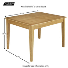 Load image into Gallery viewer, Alba Oak Flip Top Dining Table