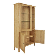 Load image into Gallery viewer, Alba Oak Display Cabinet
