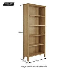 Load image into Gallery viewer, Alba Oak Large Bookcase