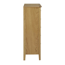 Load image into Gallery viewer, Alba Oak 5 Drawer Tallboy