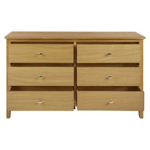 Load image into Gallery viewer, Alba Oak 6 Drawer Chest