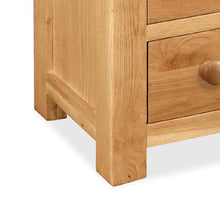 Load image into Gallery viewer, Sidmouth Oak 3 Drawer Bedside Table