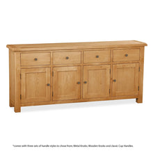 Load image into Gallery viewer, Sidmouth Oak Extra Large Sideboard