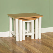 Load image into Gallery viewer, Farrow White Nest of Tables