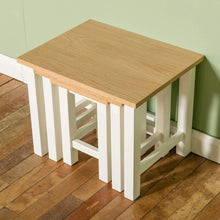 Load image into Gallery viewer, Farrow White Nest of Tables