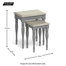Load image into Gallery viewer, Mulsanne Grey Nest of Tables