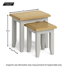 Load image into Gallery viewer, Lundy Grey Nest of Tables