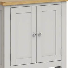 Load image into Gallery viewer, Lundy Grey Small Corner Cabinet