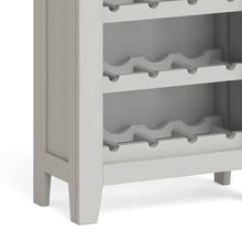 Load image into Gallery viewer, Lundy Grey Wine Rack Cabinet
