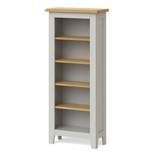 Load image into Gallery viewer, Lundy Grey Narrow Bookcase