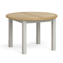 Load image into Gallery viewer, Lundy Grey Round Extending Dining Table