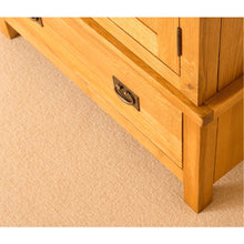 Load image into Gallery viewer, Lanner Oak Triple Wardrobe & Drawers