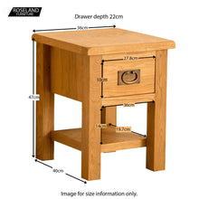 Load image into Gallery viewer, Lanner Oak Lamp Table