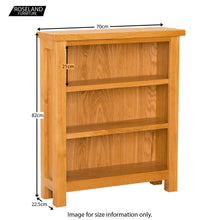 Load image into Gallery viewer, Lanner Oak Small Bookcase