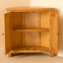 Load image into Gallery viewer, Lanner Oak Corner Cupboard