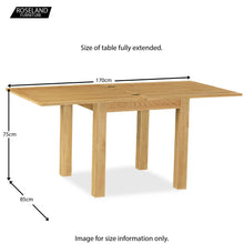 Load image into Gallery viewer, Lanner Oak Square Extending Table