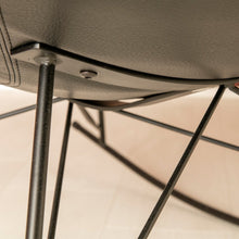 Load image into Gallery viewer, Ozzy Round Rocking Chair - Black Leather