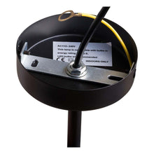 Load image into Gallery viewer, Black and Brass Piped Pendant