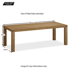 Load image into Gallery viewer, Abbey Grande 180cm-230cm Extending Table