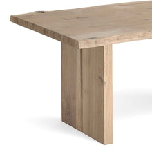 Load image into Gallery viewer, Oak Mill 180cm Dining Table - Wood Base - White Oil